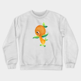 Orange Bird Watercolor Crewneck Sweatshirt